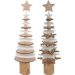 Tannenbaum - Aus Holz - 7,5 X 25 Cm - 1 Stück 8 Tannenbaum - Aus Holz - 7,5 X 25 Cm - 1 Stück -Wohndeko aa14