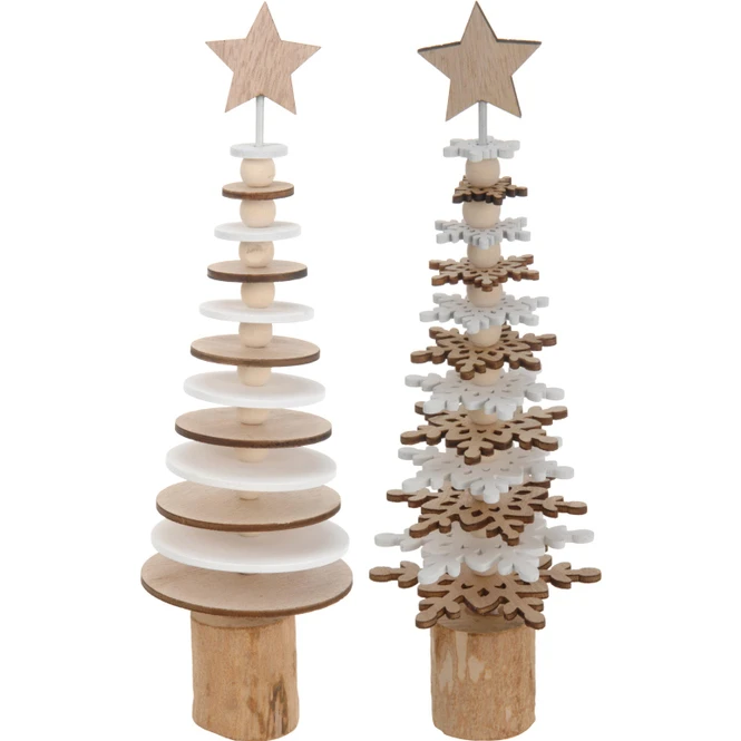 Tannenbaum - Aus Holz - 7,5 X 25 Cm - 1 Stück 5 Tannenbaum - Aus Holz - 7,5 X 25 Cm - 1 Stück – Bild 3