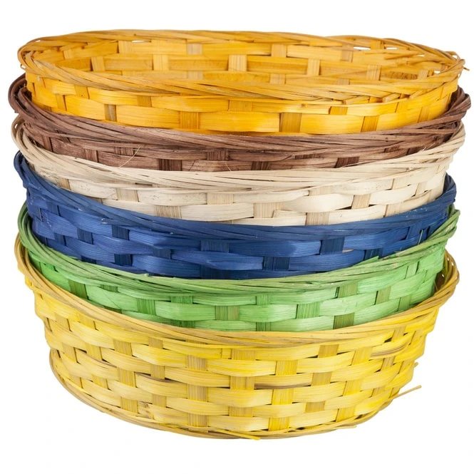 Osterkörbchen - Aus Bambus - Ca. 30 X 9 Cm - 1 Stück 4 Osterkörbchen - Aus Bambus - Ca. 30 X 9 Cm - 1 Stück – Bild 2