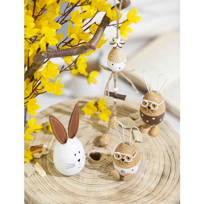 Dekohase - Aus Holz - 12 Cm - 1 Stück 6 Dekohase - Aus Holz - 12 Cm - 1 Stück – Bild 4