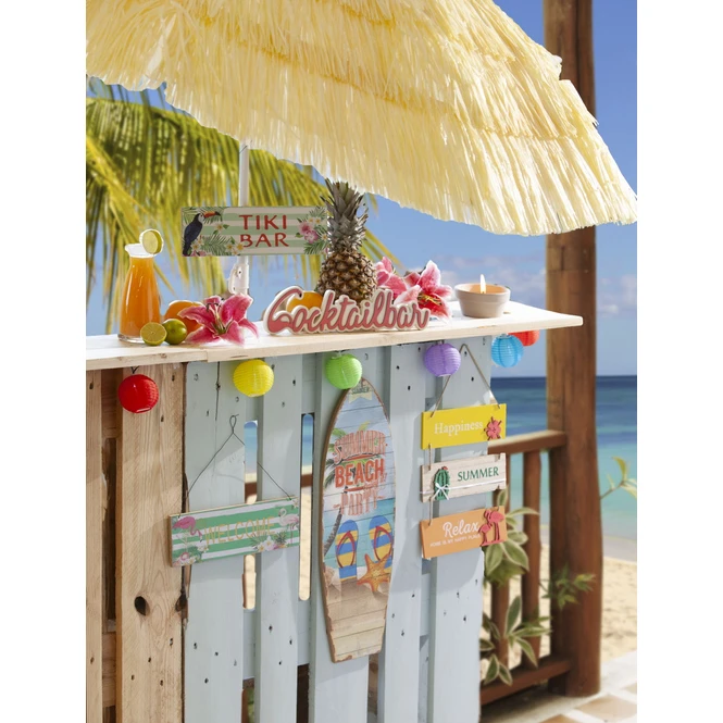 Wanddeko - Surfbrett - Aus Holz - Ca. 60 X 20 Cm - 1 Stück 3 Wanddeko - Surfbrett - Aus Holz - Ca. 60 X 20 Cm - 1 Stück