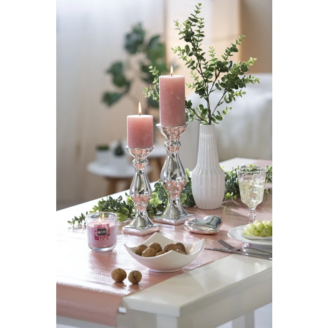 Kerzenständer - Aus Keramik - Ca. 9 X 9 X 26,5 Cm 4 Kerzenständer - Aus Keramik - Ca. 9 X 9 X 26,5 Cm – Bild 2