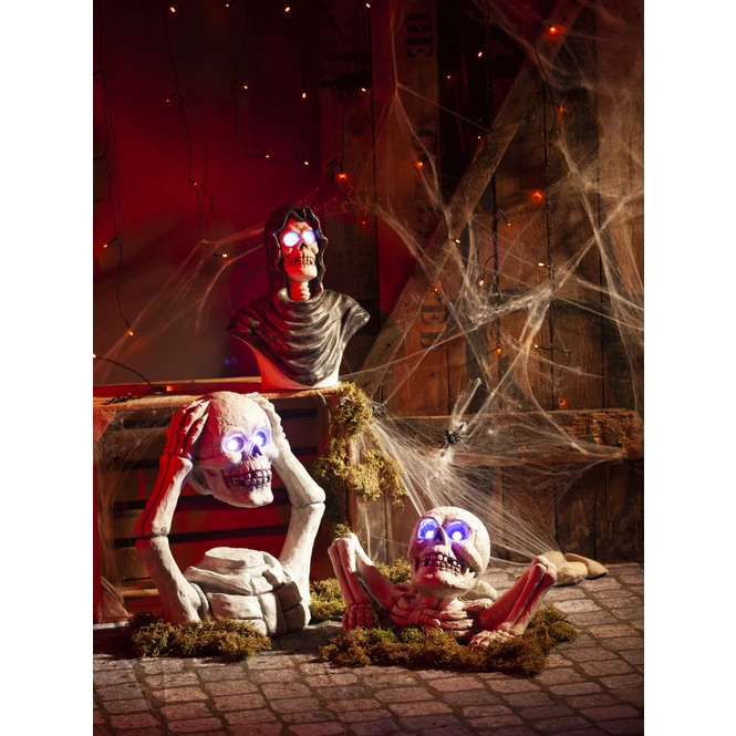 LED-Skelett - Aus Magnesia - 28,5 X 18,5 X 35 Cm 3 LED-Skelett - Aus Magnesia - 28,5 X 18,5 X 35 Cm