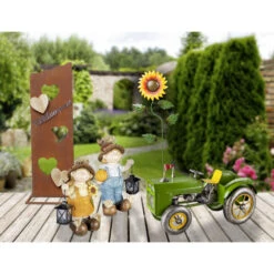 Pflanzgefäß - Traktor - 45,5 X 21,5 X 26 Cm -Wohndeko alles385