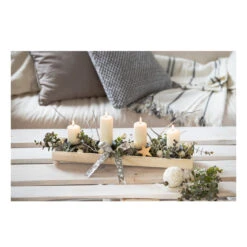 Stufenkerzen - Ø = Ca. 5 Cm - 4 Stück - Weiß -Wohndeko alles4451