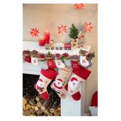 Weihnachtszug - Aus Holz - Ca. 30 X 2 X 12,5 Cm