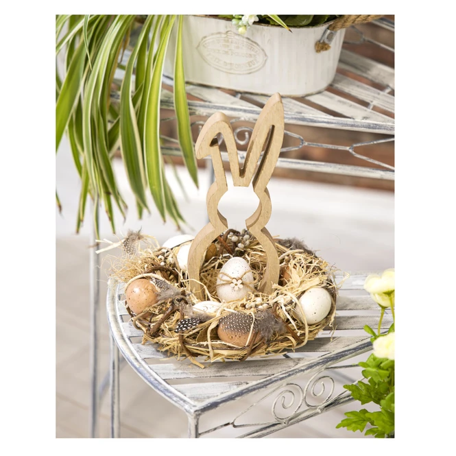 Dekohase - Aus Holz - 12 X 2,5 X 26 Cm 3 Dekohase - Aus Holz - 12 X 2,5 X 26 Cm