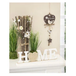 Dekohänger - Herz - Aus Holz - 12 X 46 Cm - 1 Stück 9 Dekohänger - Herz - Aus Holz - 12 X 46 Cm - 1 Stück -Wohndeko alles482