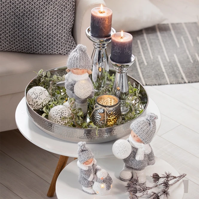 Kerzenständer - Aus Dolomit - Ca. 9 X 9 X 21 Cm 3 Kerzenständer - Aus Dolomit - Ca. 9 X 9 X 21 Cm