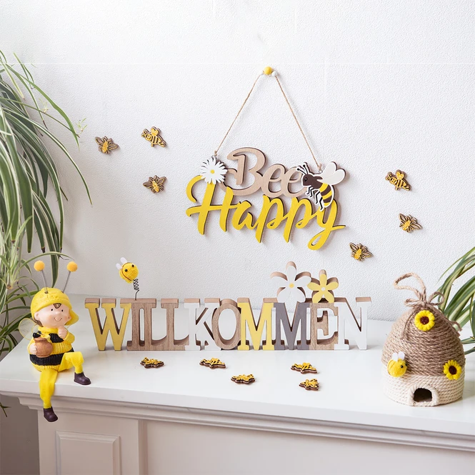 Dekohänger - Bienenstock - Ca. 10,5 X 13,5 Cm 4 Dekohänger - Bienenstock - Ca. 10,5 X 13,5 Cm – Bild 2