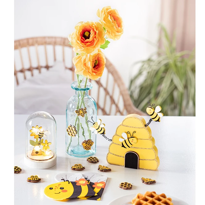 LED-Dekoglocke - Blume - Aus Glas - Ca. 9 X 15 Cm 4 LED-Dekoglocke - Blume - Aus Glas - Ca. 9 X 15 Cm – Bild 2