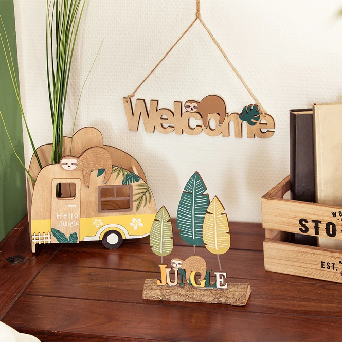 Standdeko - Blätter - Aus Holz - Ca. 14 X 3,5 X 18,5 Cm 3 Standdeko - Blätter - Aus Holz - Ca. 14 X 3,5 X 18,5 Cm