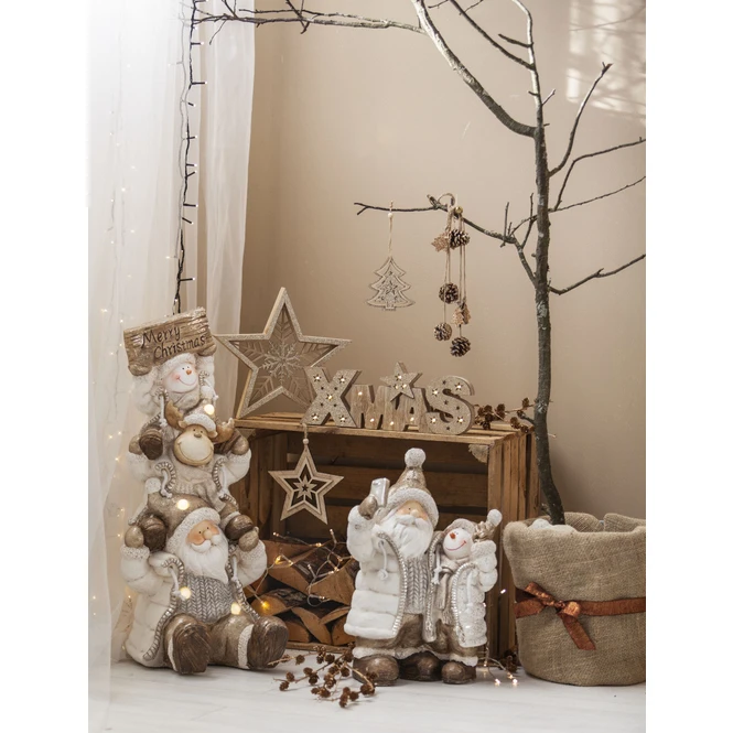 Standdeko - Stern - Aus Holz - 25 X 4,5 X 24 Cm 4 Standdeko - Stern - Aus Holz - 25 X 4,5 X 24 Cm – Bild 2