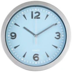 Wanduhr - Ø = 20 Cm - Blau