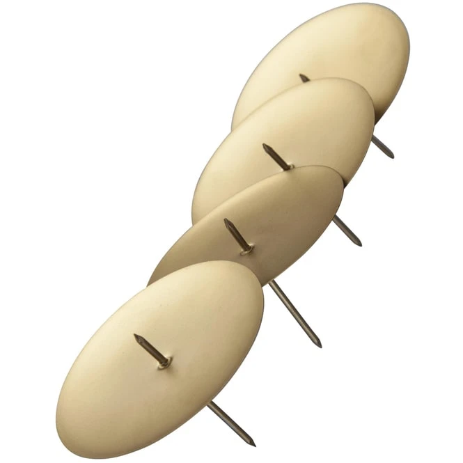 Halter Für Adventskerzen - Ca. 7 Cm - 4 Stück - Gold 3 Halter Für Adventskerzen - Ca. 7 Cm - 4 Stück - Gold