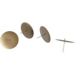 Halter Für Adventskerzen - Ca. 7 Cm - 4 Stück - Gold 7 Halter Für Adventskerzen - Ca. 7 Cm - 4 Stück - Gold -Wohndeko gold2