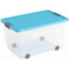 Keter KIS - Rollenbox Mit Deckel - L - Transparent/blau -Wohndeko ppf449 wboxl pantone312c 1
