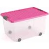 Keter KIS - Rollenbox Mit Deckel - L - Transparent/pink 2 Keter KIS - Rollenbox Mit Deckel - L - Transparent/pink -Wohndeko ppf449 wboxl pantoneprocessmagenta 1