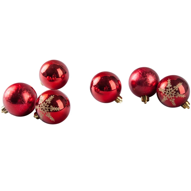 Christbaumkugeln - Rot - 30 Stück 3 Christbaumkugeln - Rot - 30 Stück