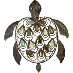 Wanddeko - Schildkröte - 34 X 6 X 38 Cm