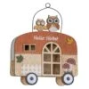 Dekohänger - Wohnwagen - Aus Holz - Ca. 18 X 5 X 19,5 Cm